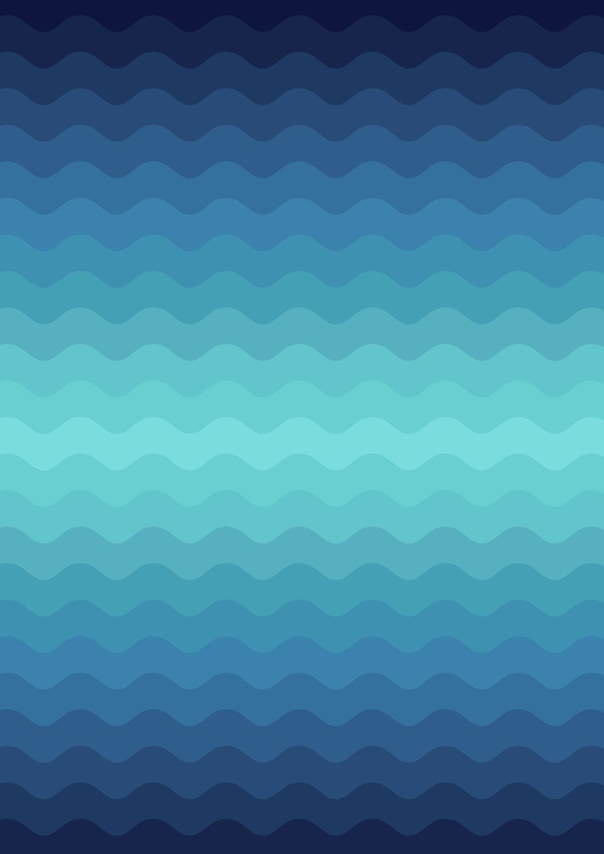 Lewis & Irene Moontide Fabric Collection Digital Print Ombre Waves on Green Premium 100% Cotton Quilt Shop Quality Fabrics