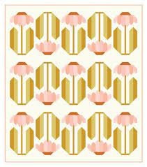 Pen + Paper Patterns Everbloom Quilt Pattern - 2 Size Variations Per Pattern (Optional Fineline Glue Tip Sets)