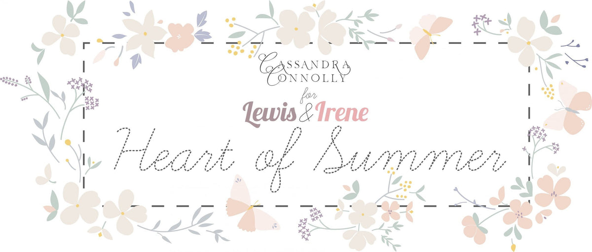 Lewis & Irene Heart of Summer Fabric Collection Butterfly Dance on Buttercup Yellow CC3.2