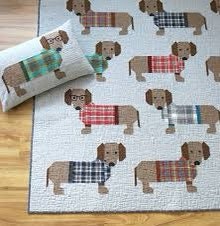 Elizabeth Hartman Dogs in Sweaters Pattern - 3 Size Variations Per Pattern