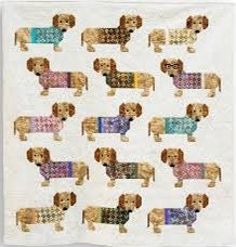 Elizabeth Hartman Dogs in Sweaters Pattern - 3 Size Variations Per Pattern