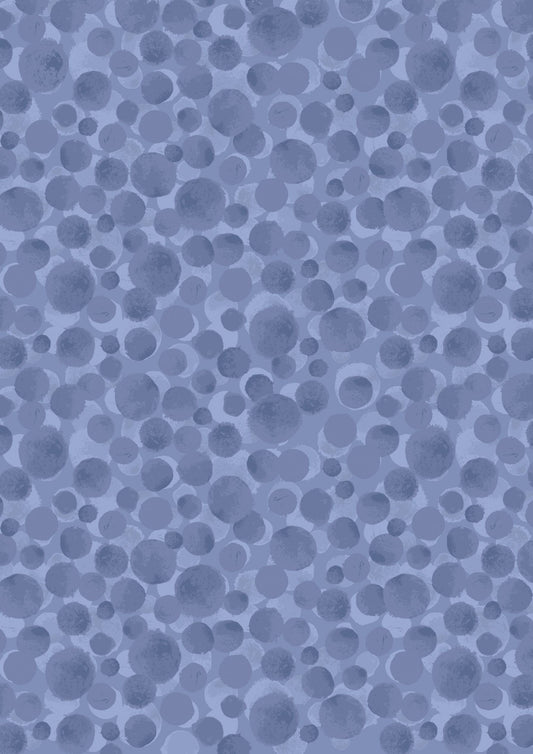 Lewis & Irene Bumbleberries Blenders Fabric Collection Bluebells BB294 Authentic Premium 100% Cotton Quilt Shop Quality Fabrics