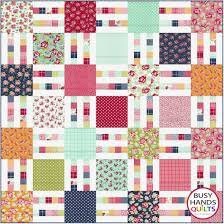Busy Hands Quilts Picket Fence Quilt Pattern - 7 Size Variations Per Pattern