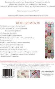 Hugs'N Kisses Gran's Favorite Jam Drops Table Runner Pattern Finished Size: 9"x39" (Includes Precut Applique Circles)