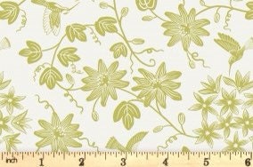 Lewis & Irene Hibiscus Hummingbird Fabric Collection Mono Hummingbirds on Cream A595.1