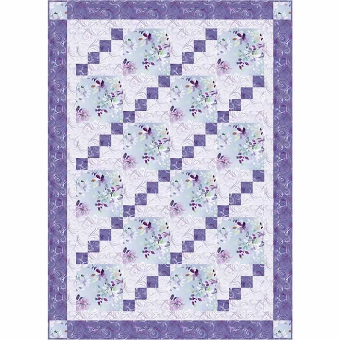 Fabric Cafe City Lights Quilt Pattern Finished Size 43”x61”