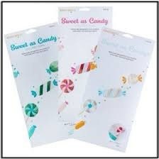 Kimberbell Sweet As Candy Vinyl Sheets Pinks/Reds 8 - 6"x12" Sheets Per Pack