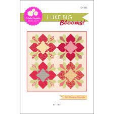 Charisma Horton I Like Big Blooms Quilt Kit Featuring Maywood Studio Sweet Beginnings Finished Size 64"x64" Premium 100% Cotton Fabrics