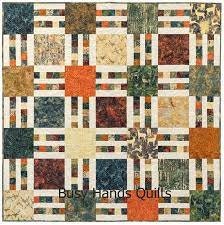 Busy Hands Quilts Picket Fence Quilt Pattern - 7 Size Variations Per Pattern