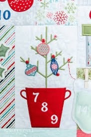 Kimberbell Cup of Cheer Advent Quilt Collection (Options: Machine Embroidery CD, Embellishment Kit, Fabric Kit, Thread Set)
