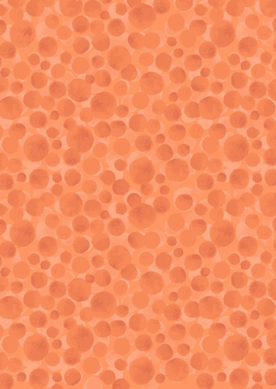 Lewis & Irene Bumbleberries Blenders Fabric Collection Clementine BB309 Authentic Premium 100% Cotton Quilt Shop Quality Fabrics