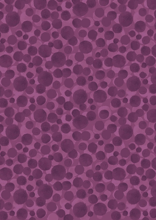 Lewis & Irene Bumbleberries Blenders Fabric Collection Purple Berry BB324 Authentic Premium 100% Cotton Quilt Shop Quality Fabrics
