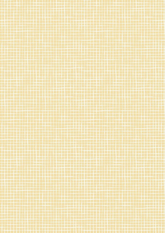 Lewis & Irene Bella Bunny and Bear Fabric Collection Yellow Check A646.2