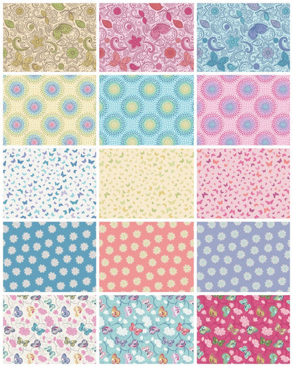 Lewis & Irene Sew Mindful Fabric Collection Fabulous 40's Jellyroll (40-2.5" Strips) Premium 100% Cotton Fabrics