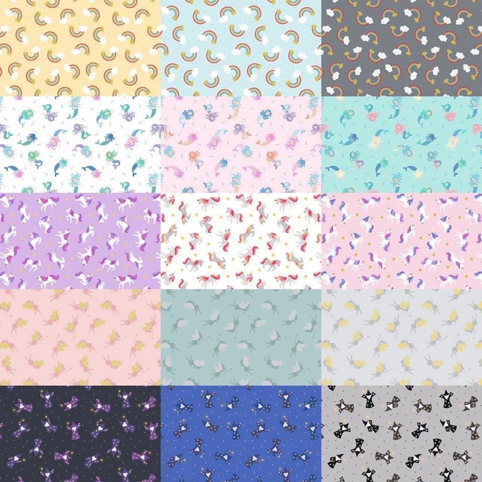 Lewis & Irene Mystical and Magical Fabric Collection Fabulous 40's Jellyroll (40-2.5" Strips) Premium 100% Cotton Quilt Shop Quality Fabrics