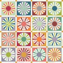 Sew Kind of Wonderful 70 & Sunny/Sunny Rays Quilt Pattern Finished Size 76"x76"