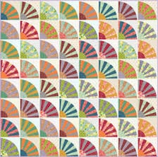 Sew Kind of Wonderful 70 & Sunny/Sunny Rays Quilt Pattern Finished Size 76"x76"