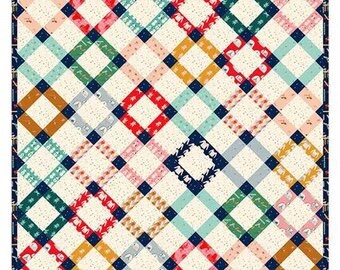 Erica Jackman Kitchen Table Quilting Ivy Quilt Pattern - 4 Size Variations Per Pattern