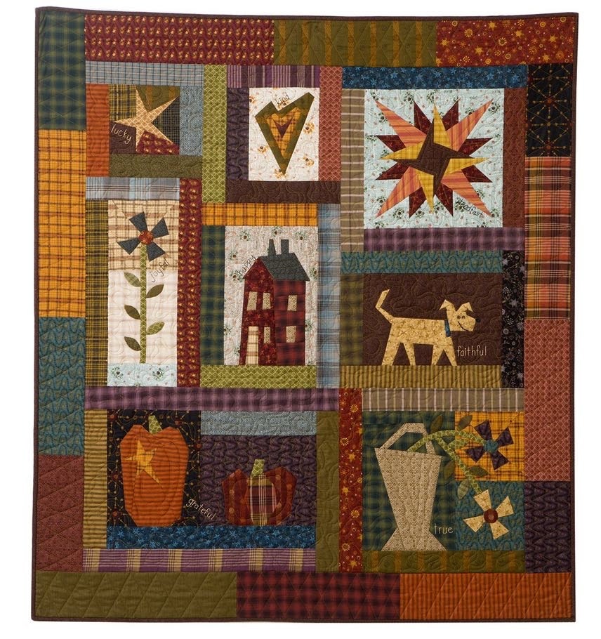 One Sister Janet Rae Nesbit Crazy Good Life Quilt Pattern Book - 11 Patterns & Creative Ideas Per Book (Softcover)