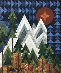 One Sister Janet Rae Nesbit The Mountains are Calling Quilt Pattern Book Finished Size: 51"x60"