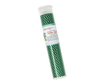 Kimberbell Kimberbellishments 19.5”x7.5” Polka Dot Appliqué Glitter Sheet - Green