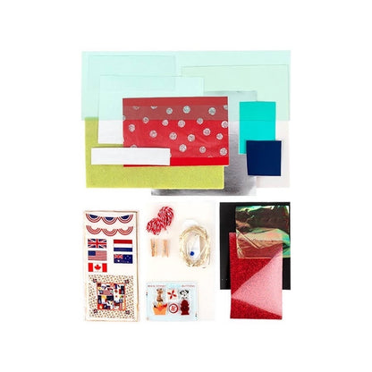 Kimberbell Main Street Celebrations Bench Pillow Collection (Opt. M.E.CD, Fabric/Backing, Embellishments, & Thread Set)