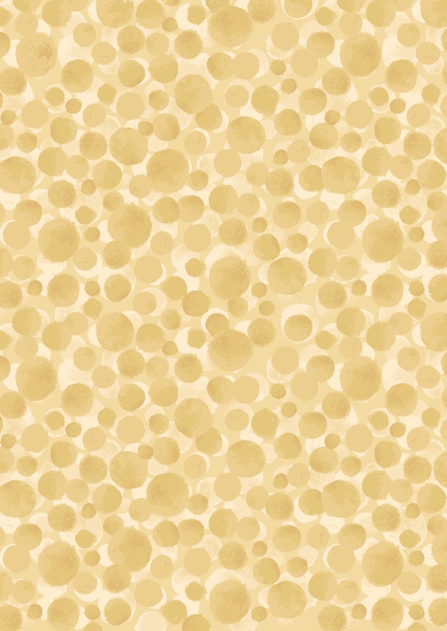Lewis & Irene Bumbleberries Blenders Fabric Collection Soft Yellow BB304 Authentic Premium 100% Cotton Quilt Shop Quality Fabrics