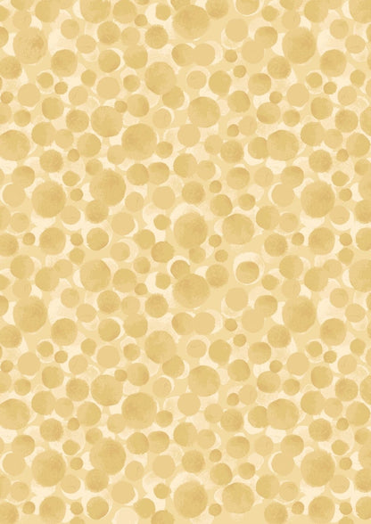 Lewis & Irene Bumbleberries Blenders Fabric Collection Soft Yellow BB304 Authentic Premium 100% Cotton Quilt Shop Quality Fabrics