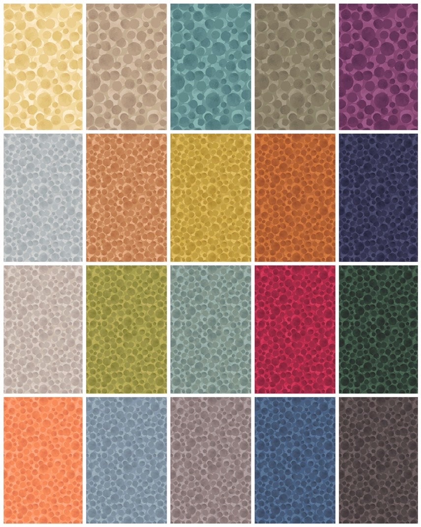 Lewis & Irene Bumbleberries Blenders Fabric Collection Purple Berry BB324 Authentic Premium 100% Cotton Quilt Shop Quality Fabrics