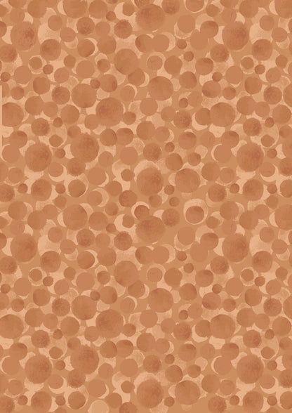 Lewis & Irene Bumbleberries Blenders Fabric Collection Soft Terracotta BB312 Authentic remium 100% Cotton Fabrics