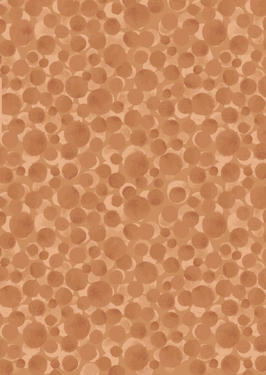Lewis & Irene Bumbleberries Blenders Fabric Collection Soft Terracotta BB312 Authentic remium 100% Cotton Fabrics