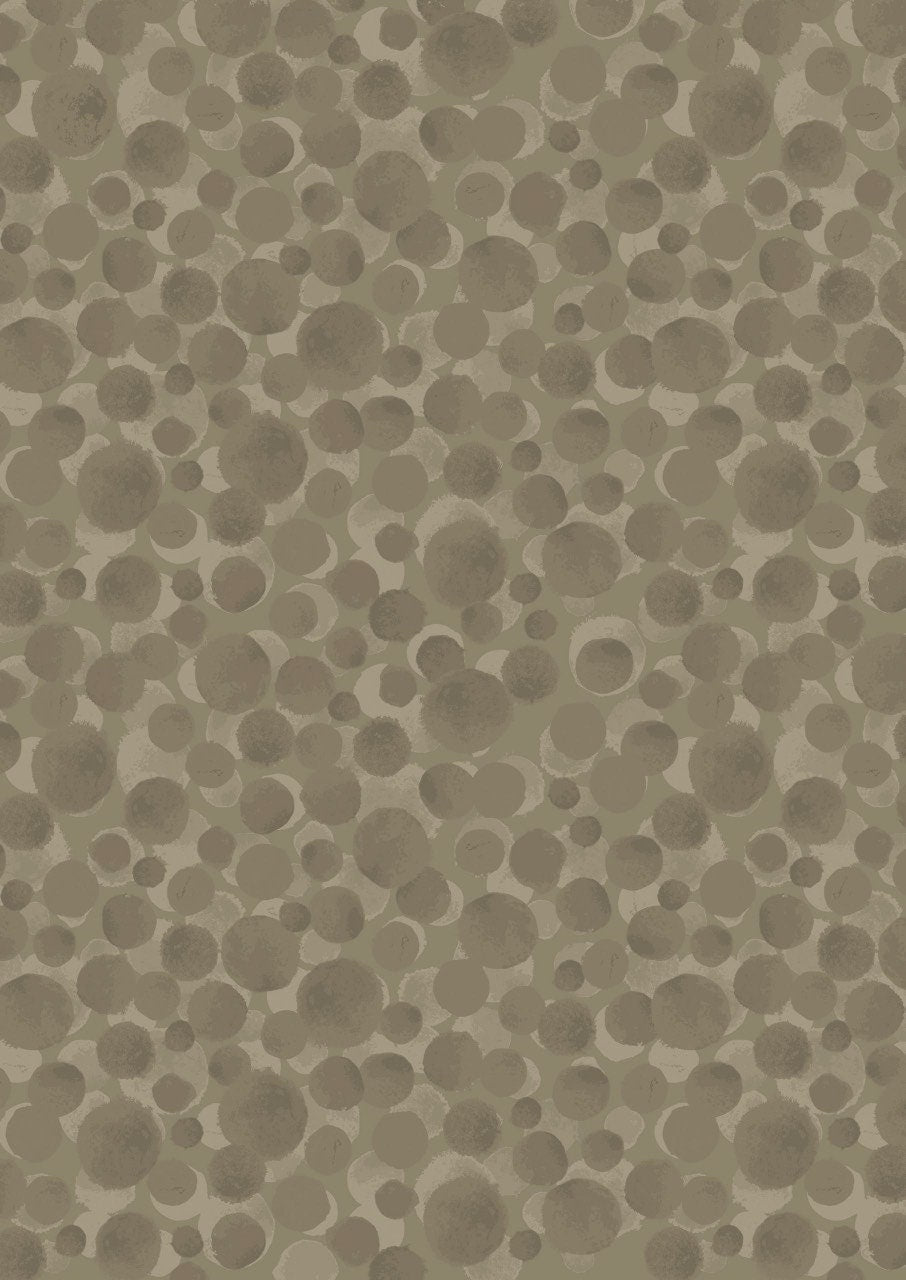 Lewis & Irene Bumbleberries Blenders Fabric Collection Khaki BB320 Authentic Premium 100% Cotton Quilt Shop Quality Fabrics