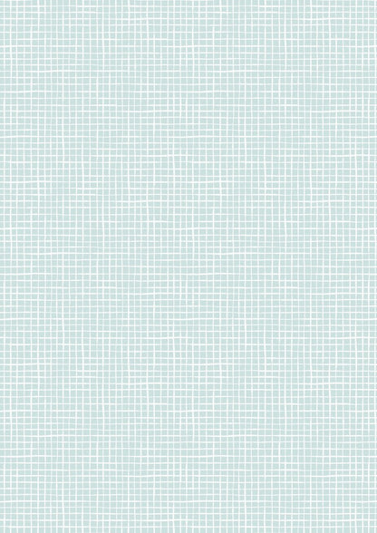 Lewis & Irene Bella Bunny and Bear Fabric Collection Pale Blue Check A646.3