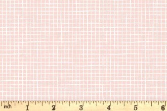 Lewis & Irene Bella Bunny and Bear Fabric Collection Pink Check A646.1
