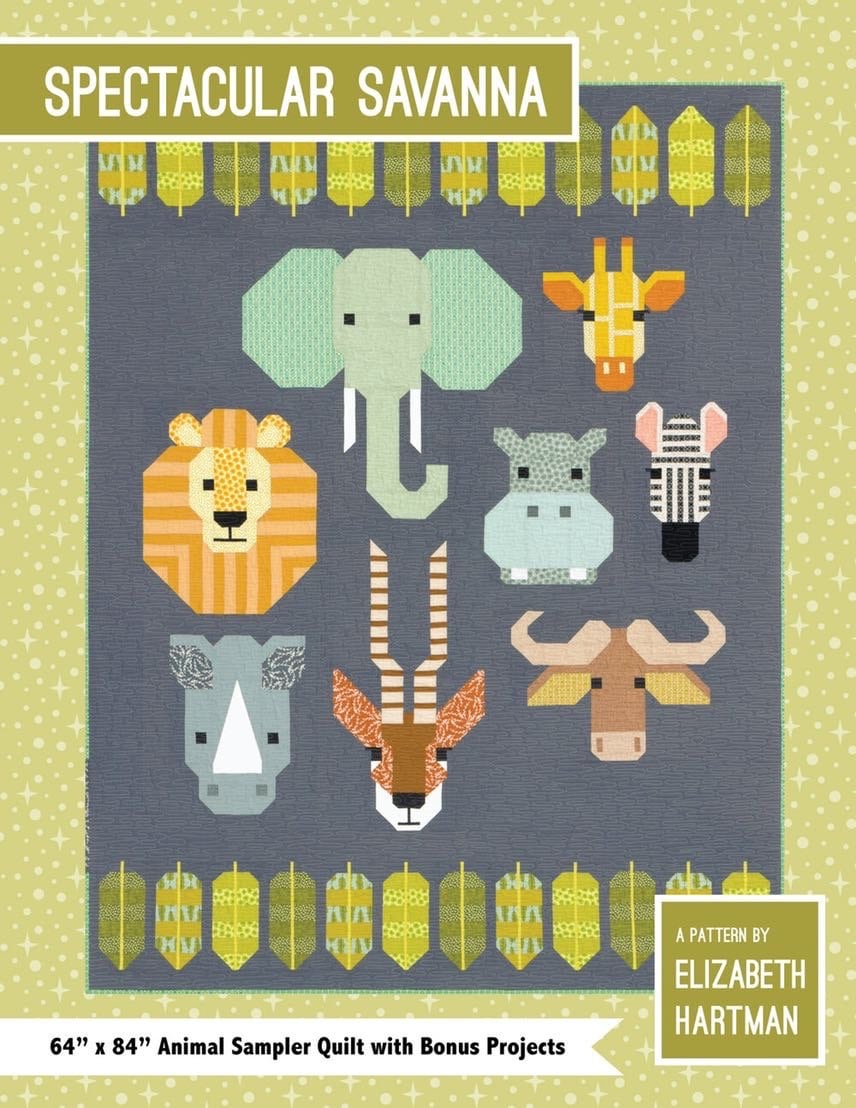 Elizabeth Hartman Spectacular Savanna Finished Size: 64"x84" EH-048