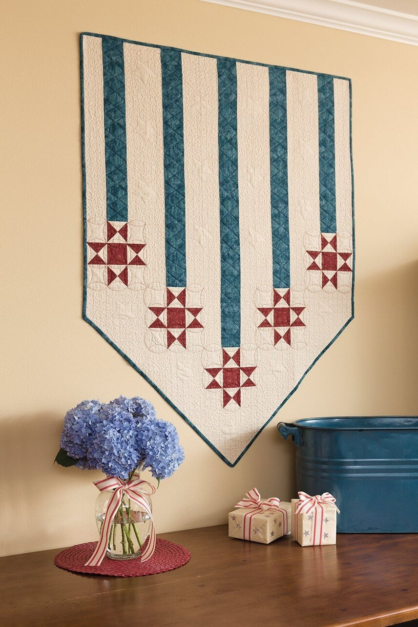Kathy Flowers Oh Glory! 11 Projects to Salute the Stars & Stripes Pattern Book - 11 Projects Per Book (Softcover)