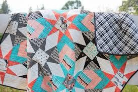 Erica Jackman Kitchen Table Quilting The Glenda Quilt Pattern Finished Size: 65"x75"