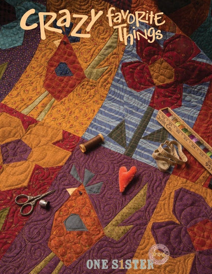One Sister Jane Rae Nesbit Crazy Favorite Things Pattern Book - 13 Patterns & Creative Ideas Per Book (Softcover)