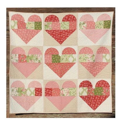 Charisma Horton Heart to Heart Quilt Pattern Finished Size: 72"x72"