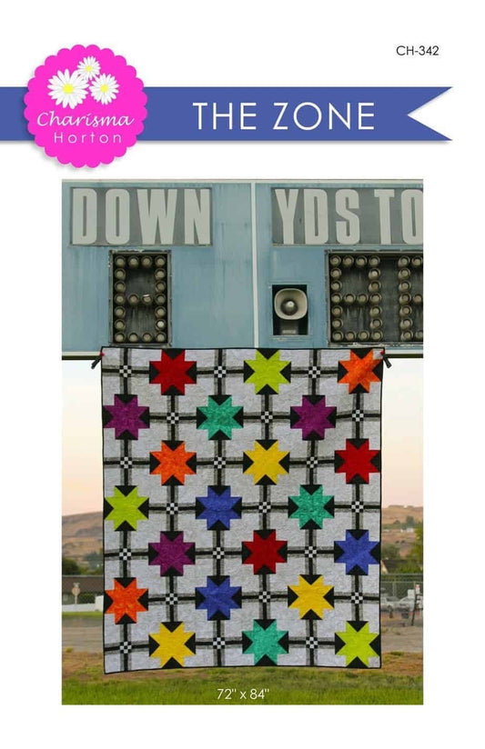 Charisma Horton The Zone Quilt Pattern Finished Size: 72"x84"