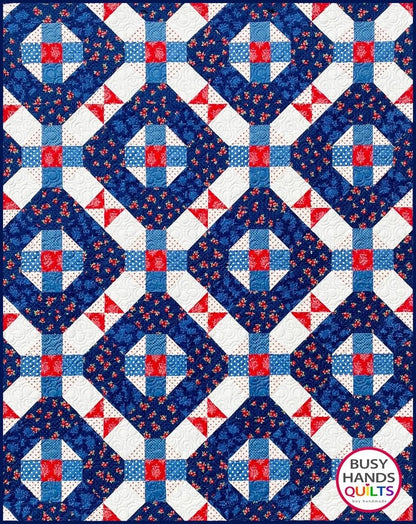 Busy Hands Quilts Nantucket Quilt Pattern - 6 Size Variations Per Pattern