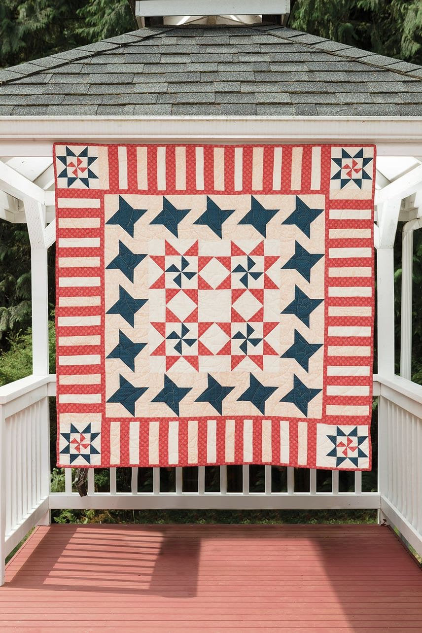Kathy Flowers Oh Glory! 11 Projects to Salute the Stars & Stripes Pattern Book - 11 Projects Per Book (Softcover)