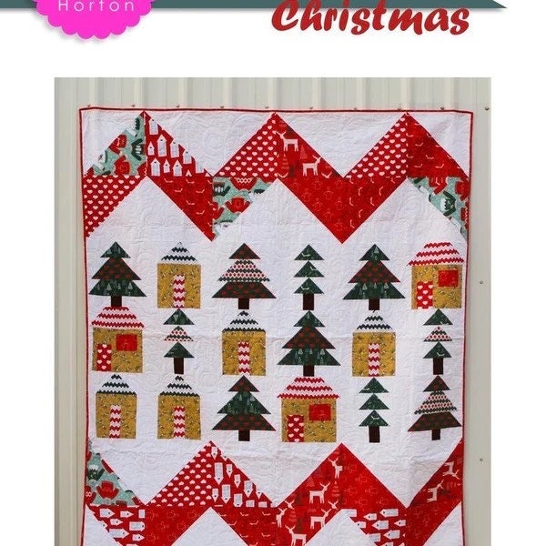Charisma Horton Scandinavian Christmas Quilt Pattern Finished Size: 72"x84"
