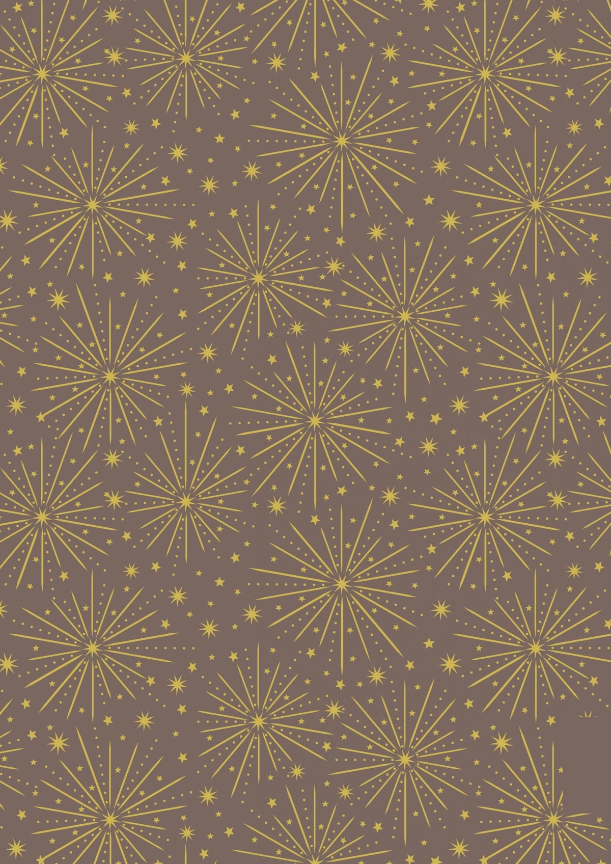LAST BOLT!! Lewis & Irene Honey Bee Fabric Collection Starburst with Gold Metallic on Fawn Premium 100% Cotton Fabrics