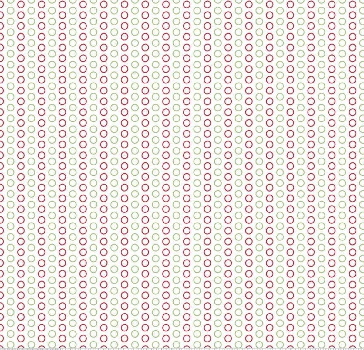 LAST BOLT!! Riley Blake Circle Dot Fabric Collection Christmas Dots on White Premium 100% Cotton Quilt Shop Quality Fabrics