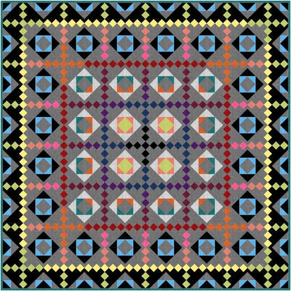 Gourmet Quilter Solidarity Quilt Pattern Finished Size: 70"x70"