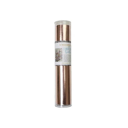 Kimberbell Kimberbellishments 8"x24" Faux Embroidery Leather Sheet - Rose Gold