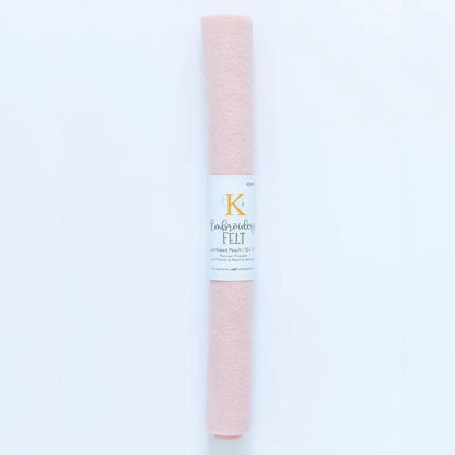 Kimberbell Kimberbellishments Premium Embroidery Felt Sheet Sun-Kissed Peach 12"x18"