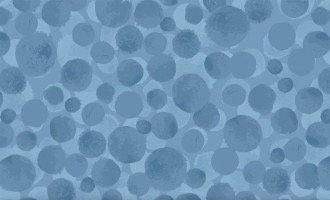 Lewis & Irene Bumbleberries Blenders Fabric Collection Mid Blue BB338 Authentic Premium 100% Cotton Quilt Shop Quality Fabrics