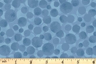 Lewis & Irene Bumbleberries Blenders Fabric Collection Mid Blue BB338 Authentic Premium 100% Cotton Quilt Shop Quality Fabrics